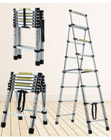 Aluminum Telescoping Foldable Ladder