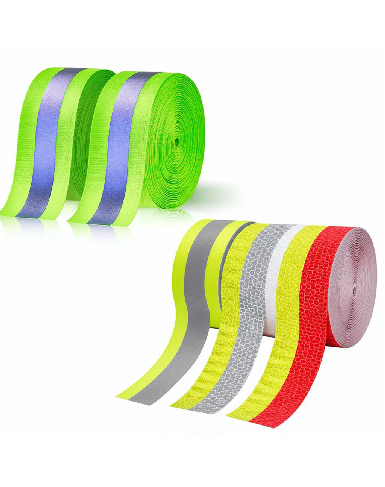 fluorescent green reflective webbing tape roll